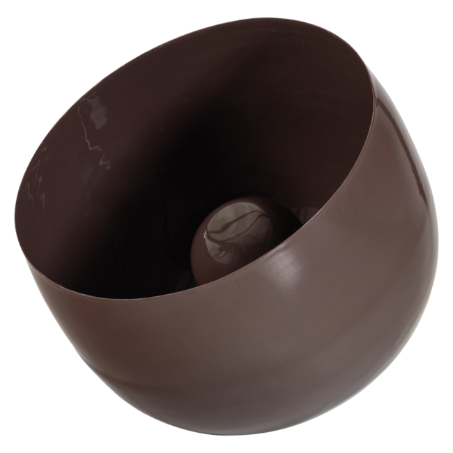 Woood Mero Tafellamp 34xo35 Cm Metaal Hoogglans Bruin