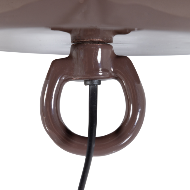 Woood Mero Tafellamp 34xo35 Cm Metaal Hoogglans Bruin