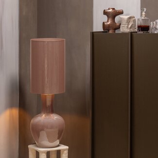 Woood Loa Tafellamp Xl Metaal Hoogglans Lichtroze