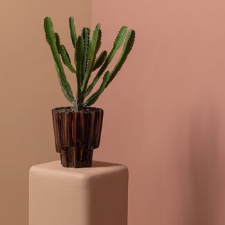 Woood Luen Plantenstandaard Metaal Lichtroze