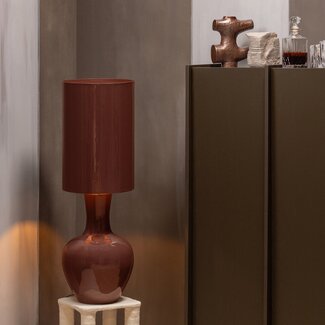 Woood Loa Tafellamp Xl Metaal Hoogglans Rood