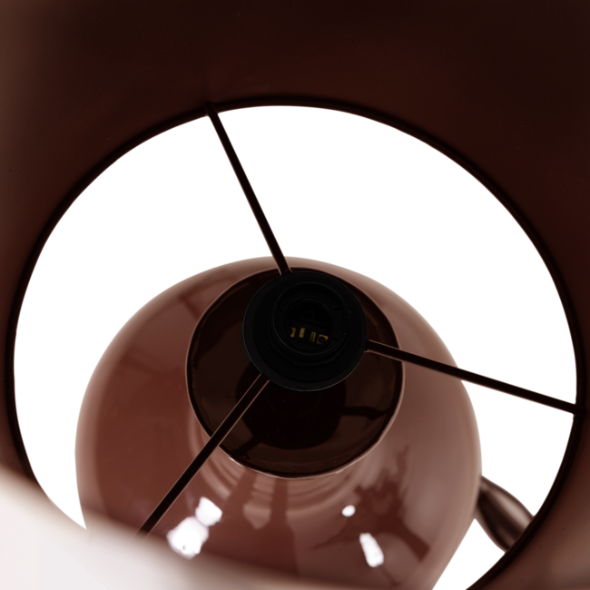 Woood Loa Tafellamp Xl Metaal Hoogglans Rood