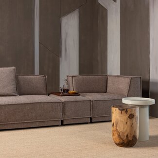 Woood Viri Bijzettafel Hout Naturel