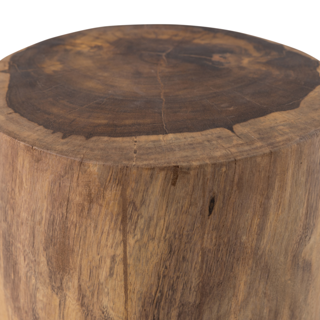 Woood Viri Bijzettafel Hout Naturel