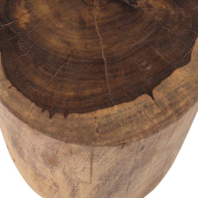 Woood Viri Bijzettafel Hout Naturel