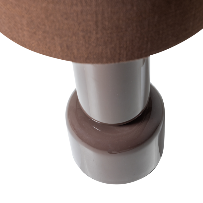 Woood Zivian Tafellamp Hout Hoogglans Donkerbruin [fsc]