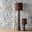 Woood Zivian Vloerlamp Hout Hoogglans Donkerbruin [fsc]