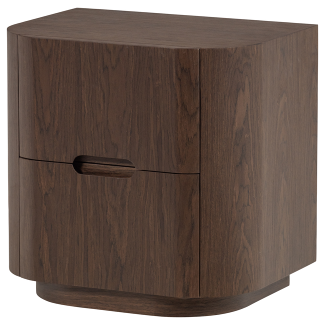 Woood Arvi Ladekast/Nachtkastje 2 Lades Hout Fineer Bruin