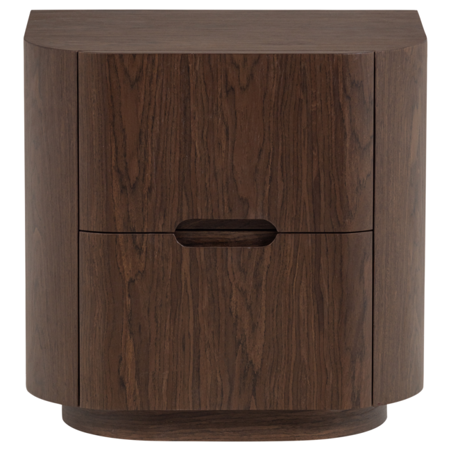 Woood Arvi Ladekast/Nachtkastje 2 Lades Hout Fineer Bruin