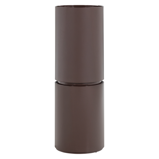 Woood Sera Ronde Kast 135xo45 Cm Hout Hoogglans Donkerbruin [fsc]