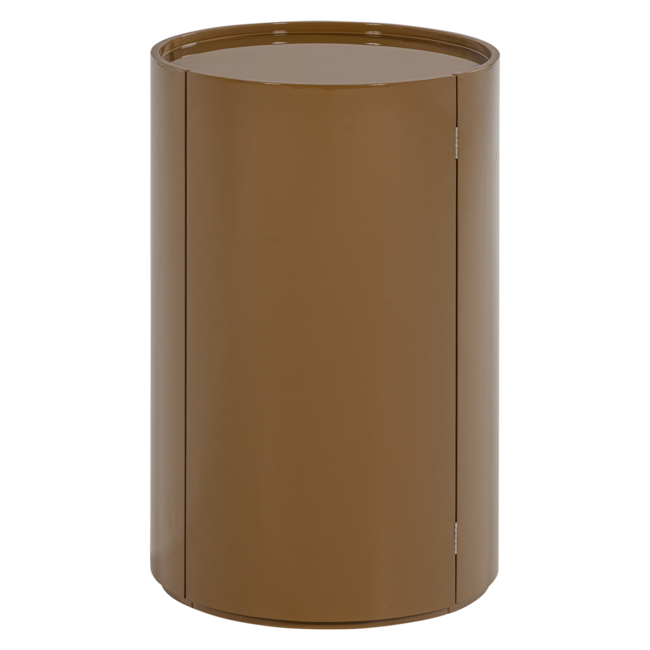 Woood Sera Ronde Kast 72xo45 Cm Hout Hoogglans Honinggeel [fsc]