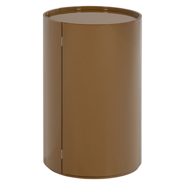 Woood Sera Ronde Kast 72xo45 Cm Hout Hoogglans Honinggeel [fsc]