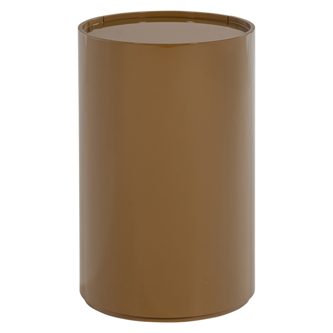 Woood Sera Ronde Kast 72xo45 Cm Hout Hoogglans Honinggeel [fsc]