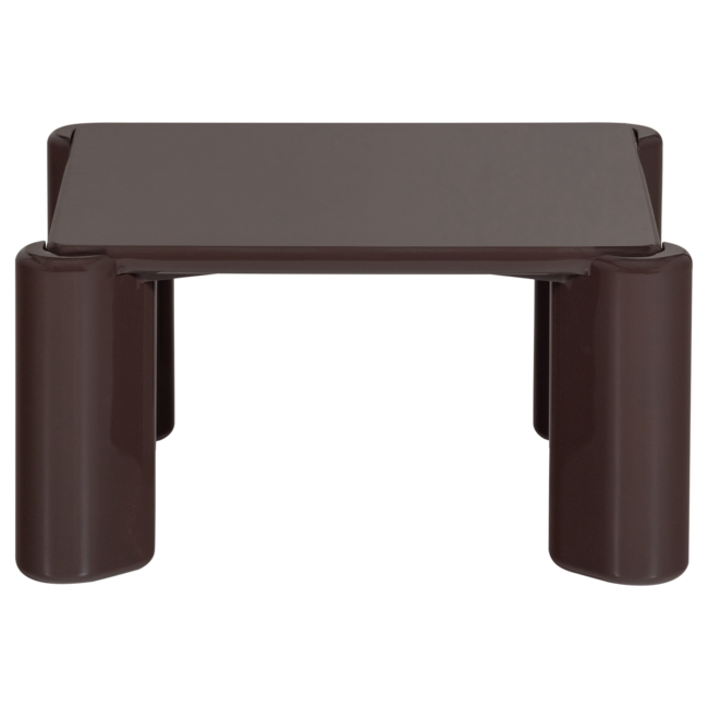 Woood Tiven Salontafel Hout Hoogglans Donkerbruin [fsc]