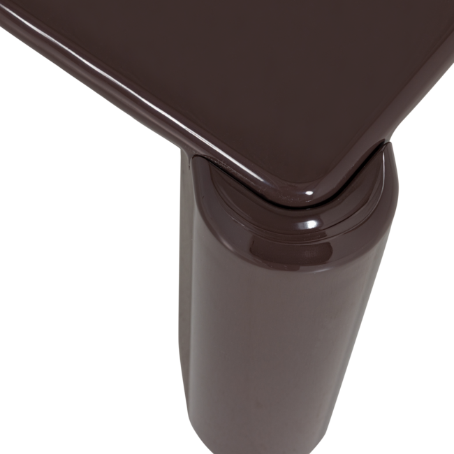 Woood Tiven Salontafel Hout Hoogglans Donkerbruin [fsc]