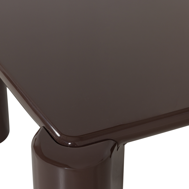 Woood Tiven Salontafel Hout Hoogglans Donkerbruin [fsc]