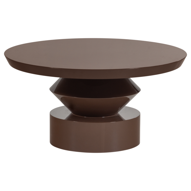 Woood Auren Salontafel Hout Hoogglans Bruin [fsc]