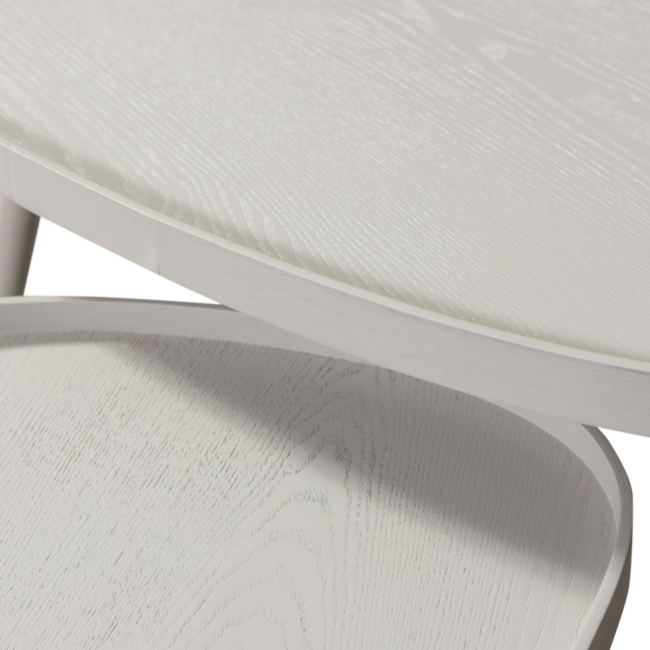 Woood Nissa Bijzettafels Zand - Set Van 2