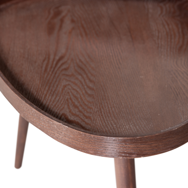 Woood Nissa Bijzettafels Walnoot - Set Van 2