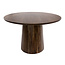 WoonStijl Eettafel Central rond Ø130 cm  acacia bruin