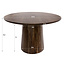 WoonStijl Eettafel Central rond Ø130 cm  acacia bruin