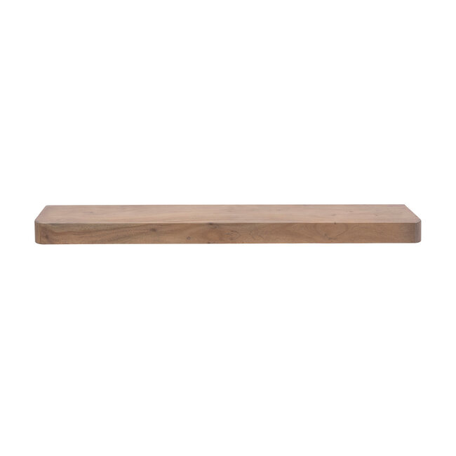 WoonStijl Wandplank Carve 150 cm acacia bruin