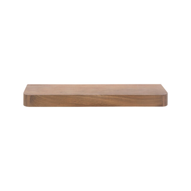 WoonStijl Wandplank Carve 100 cm acacia bruin