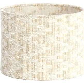 Light en Living Lampenkap Cilinder Jinx wit rond 25-25-18