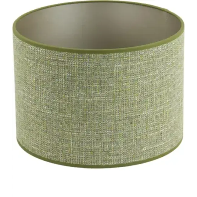 Light en Living Lampenkap textiel tweed 30x30x21cm groen