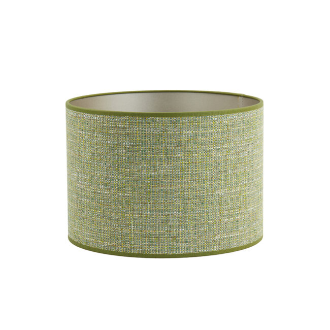 Light en Living Lampenkap textiel tweed 20x20x15cm groen