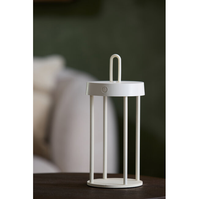 Light en Living Tafellamp LED Ø13x28 cm ISALO creme