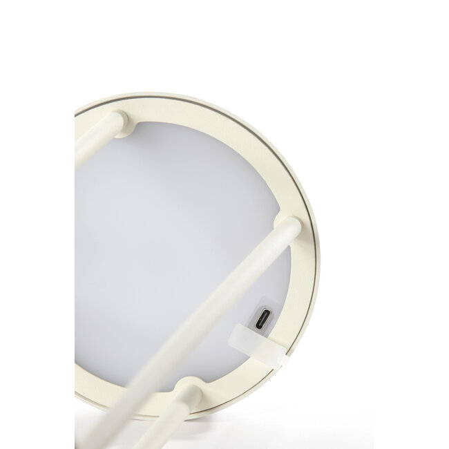 Light en Living Tafellamp LED Ø13x28 cm ISALO creme