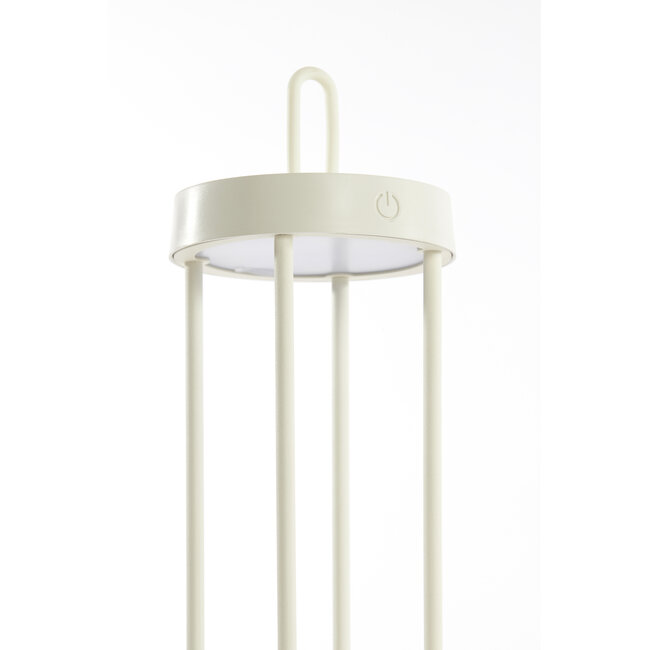 Light en Living Tafellamp LED Ø13x28 cm ISALO creme