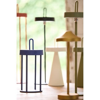 Light en Living Tafellamp LED Ø13x28 cm ISALO blauw