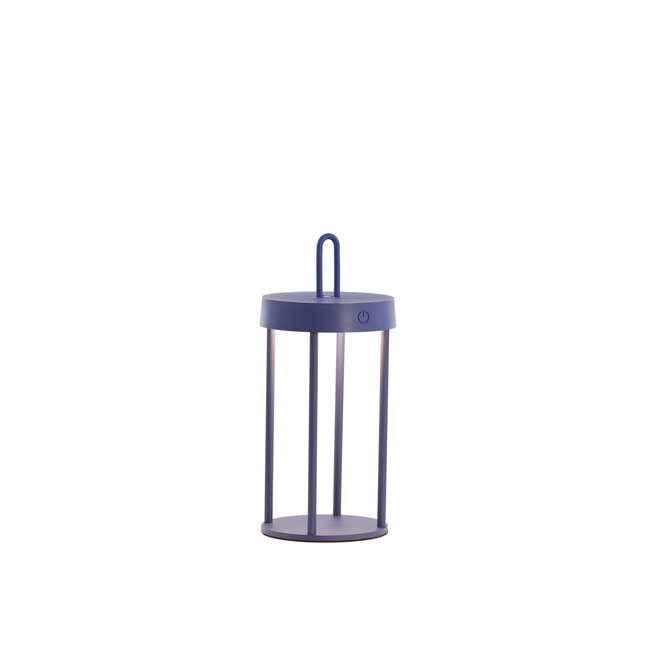 Light en Living Tafellamp LED Ø13x28 cm ISALO blauw
