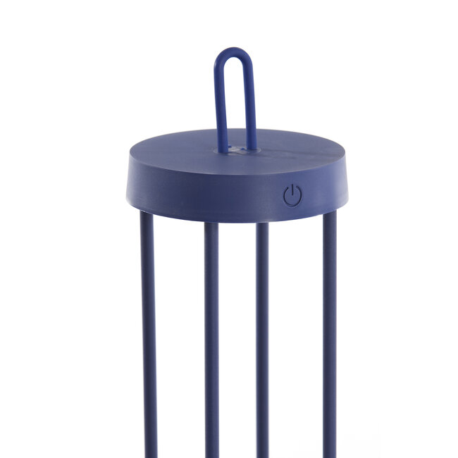 Light en Living Tafellamp LED Ø13x28 cm ISALO blauw