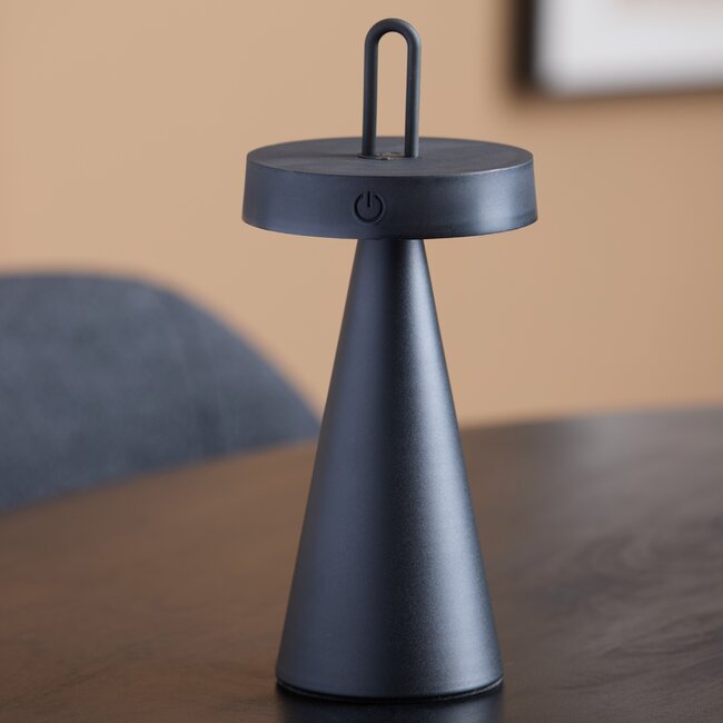 Light en Living Tafellamp LED Ø13x28,5 cm ANKENTA zwart