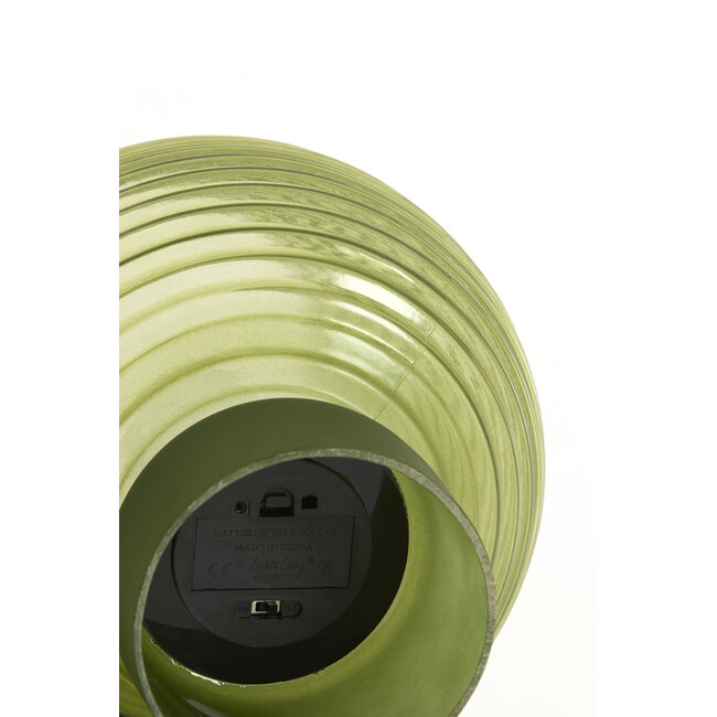 Light en Living Tafellamp LED Ø22x27 cm ALENNA glas groen