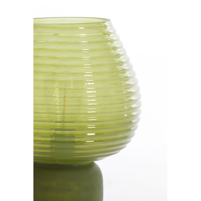 Light en Living Tafellamp LED Ø18x23 cm ALENNA glas groen