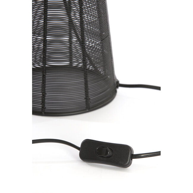 Light en Living Tafellamp Ø18x42 cm ABOSO Zwart