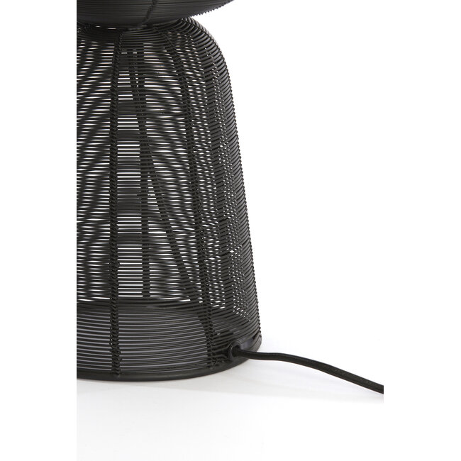 Light en Living Tafellamp Ø18x42 cm ABOSO Zwart