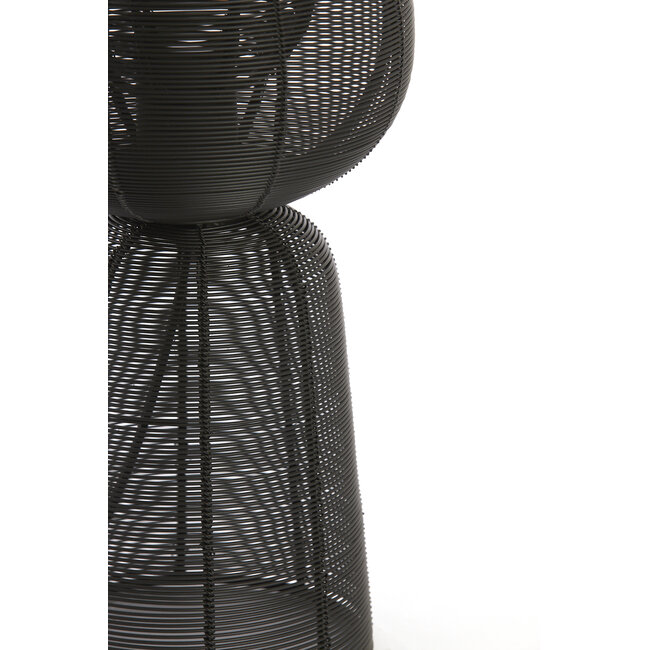 Light en Living Tafellamp Ø18x42 cm ABOSO Zwart