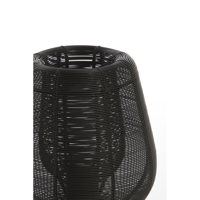 Light en Living Tafellamp Ø18x42 cm ABOSO Zwart