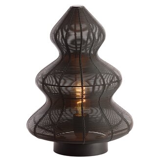 Light en Living Tafellamp Ø25x34 cm CHRISTMAS TREE  zwart