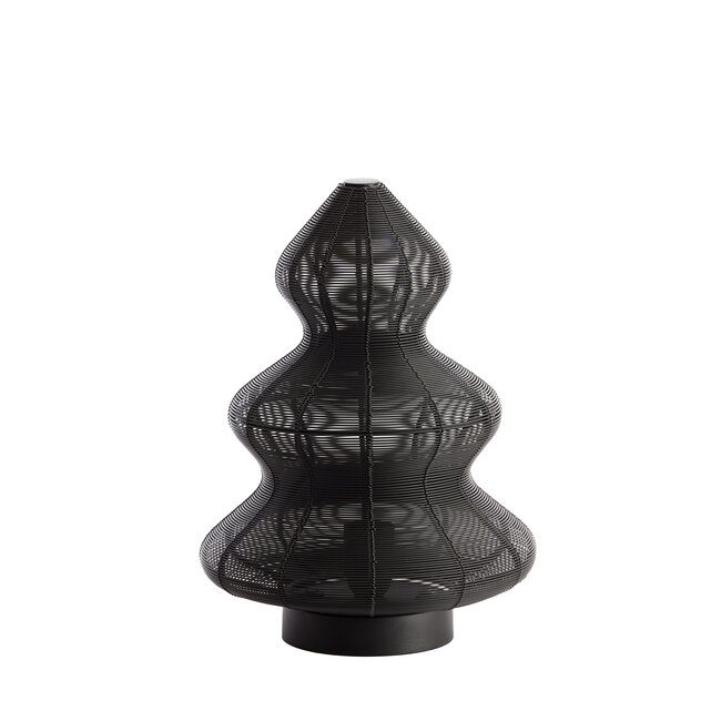Light en Living Tafellamp Ø25x34 cm CHRISTMAS TREE  zwart