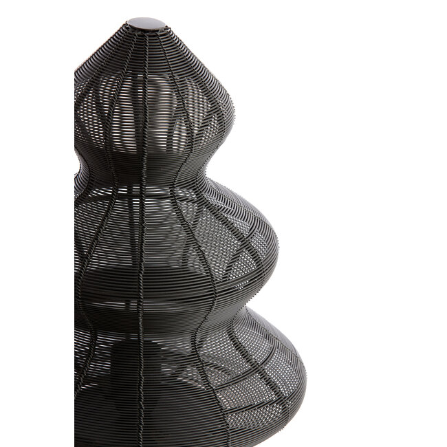 Light en Living Tafellamp Ø21x27 cm CHRISTMAS TREE mat zwart