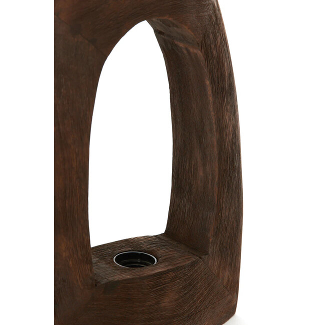 Light en Living Tafellamp CARINI - bruin - 27x10x35cm