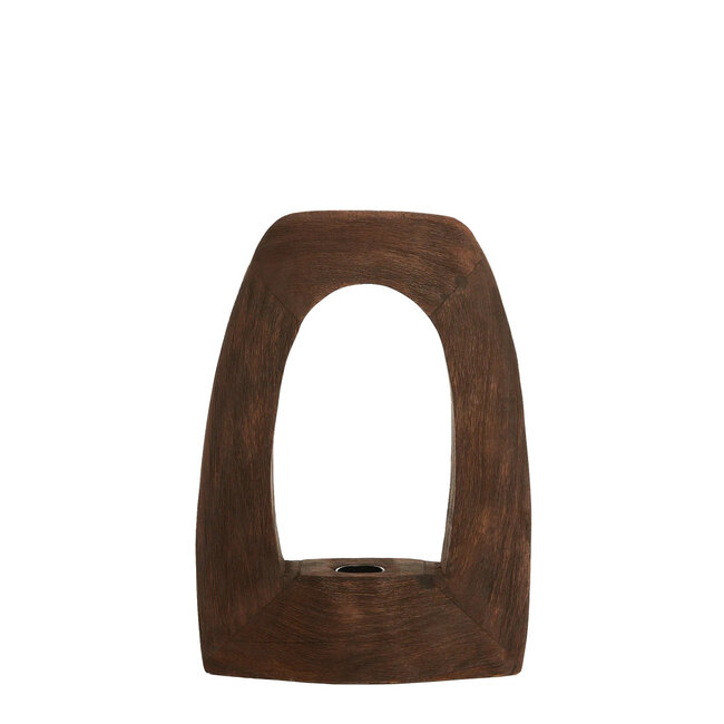 Light en Living Tafellamp CARINI - bruin - 27x10x35cm