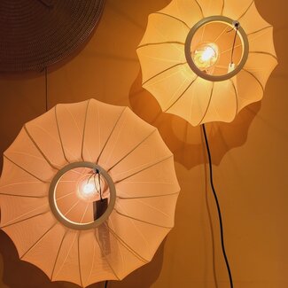 Light en Living Plafonnière Ø40x21 cm PLUMALIA zand