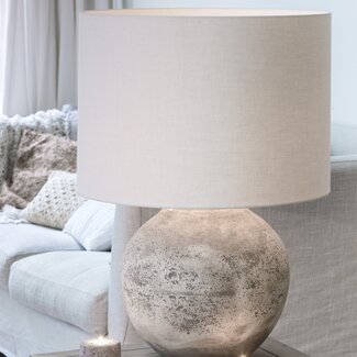 Light en Living Lampenkap cilinder 40-40-30 cm LIVIGNO eiwit